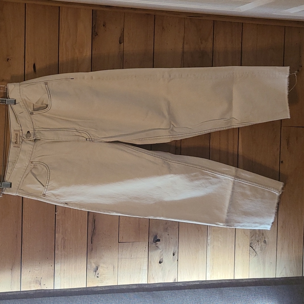 MADEWELL tapered wide leg jean